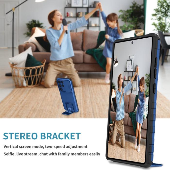 OEM - Mobilskal för Samsung Galaxy S26 Ultra Kamera Skydd PC + TPU - Blå