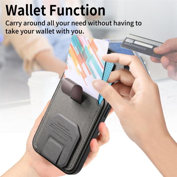 OEM - Mobilskal för Samsung Galaxy S26 Ultra Kickstand Card Slot TPU - Grå