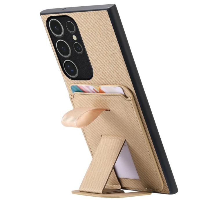 OEM - Mobilskal för Samsung Galaxy S26 Ultra Kickstand Card Slot TPU - Khaki