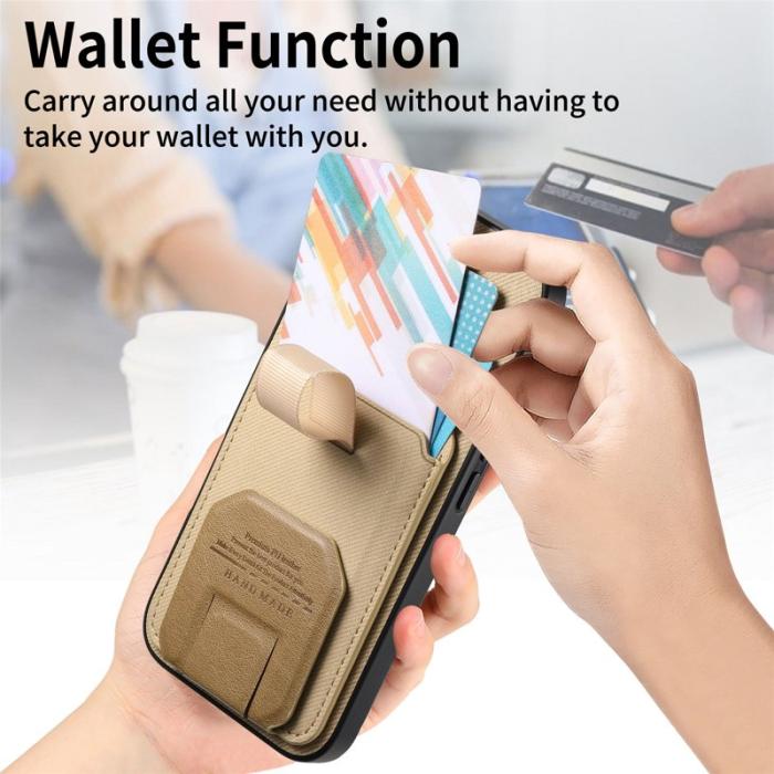 OEM - Mobilskal för Samsung Galaxy S26 Ultra Kickstand Card Slot TPU - Khaki