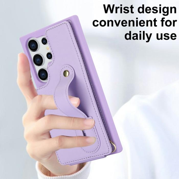 OEM - Mobilskal för Samsung Galaxy S26 Ultra Kickstand Kortfack TPU - Lila