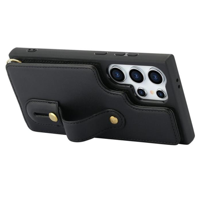 OEM - Mobilskal för Samsung Galaxy S26 Ultra Kickstand Kortfack TPU - Svart