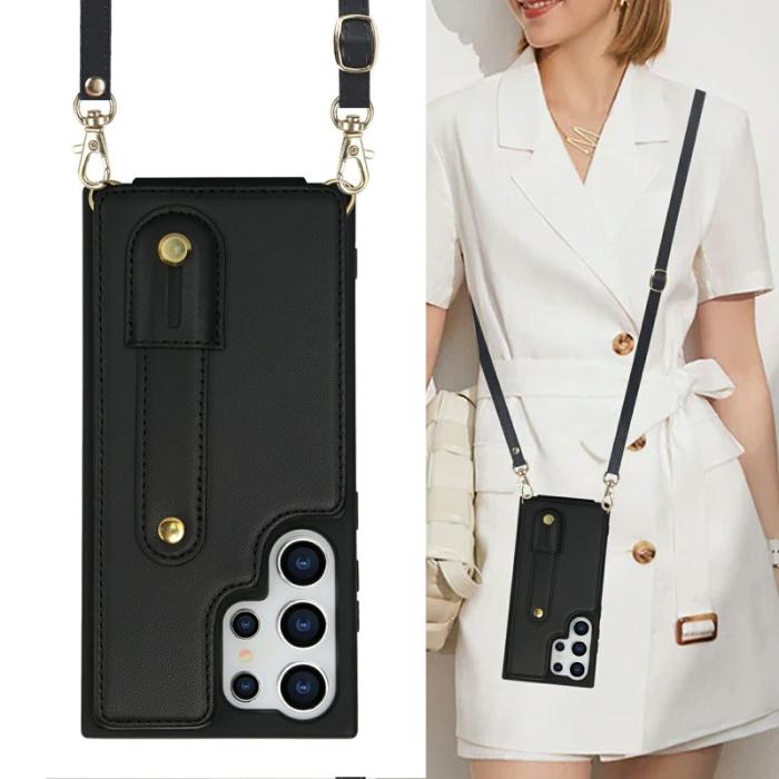 OEM - Mobilskal för Samsung Galaxy S26 Ultra Kickstand Kortfack TPU - Svart