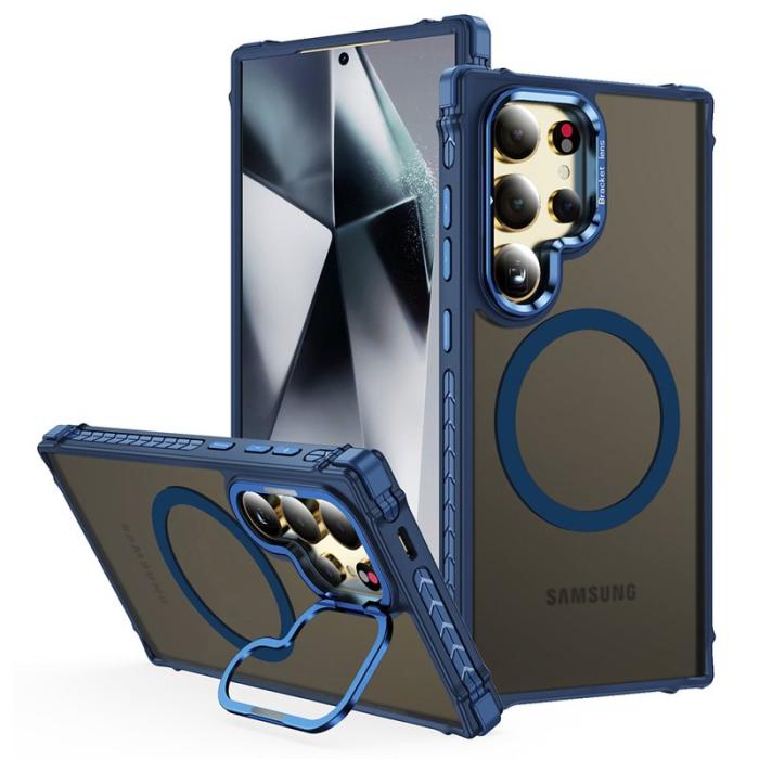 OEM - Mobilskal för Samsung Galaxy S26 Ultra Kickstand Magnetiskt - Blå