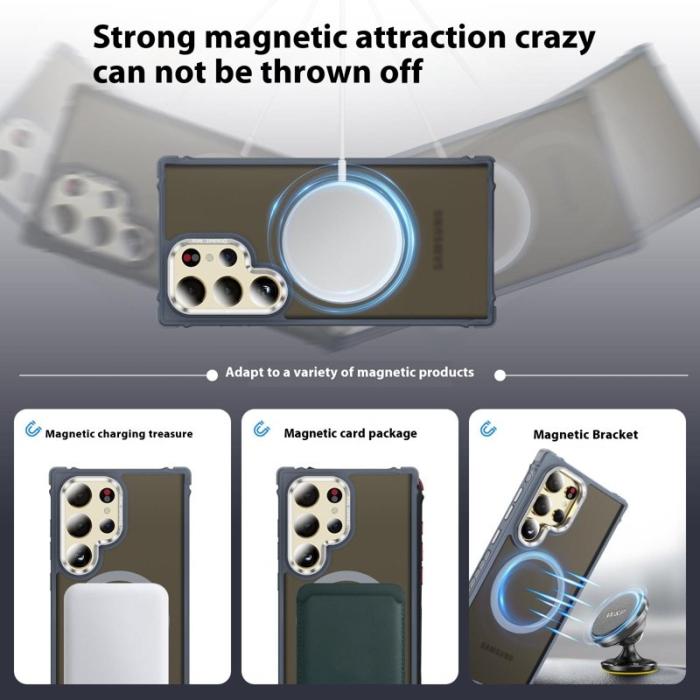 OEM - Mobilskal för Samsung Galaxy S26 Ultra Kickstand Magnetiskt - Grå