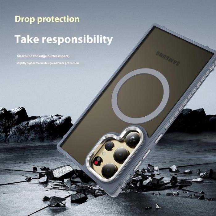 OEM - Mobilskal för Samsung Galaxy S26 Ultra Kickstand Magnetiskt - Grå