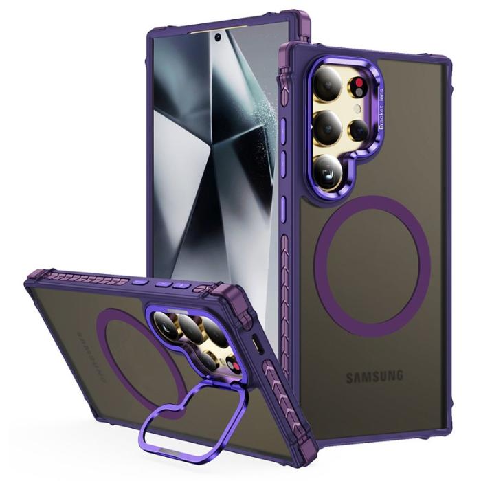 OEM - Mobilskal för Samsung Galaxy S26 Ultra Kickstand Magnetiskt - Lila