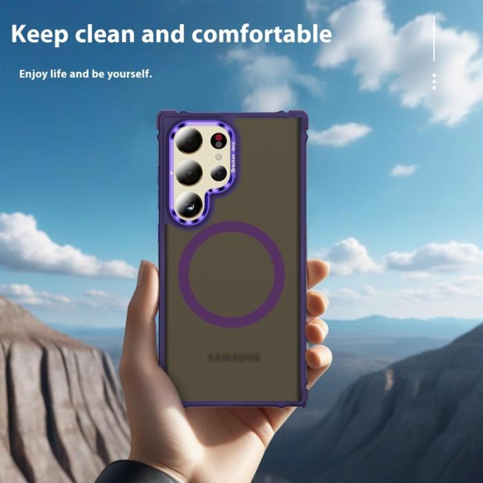 OEM - Mobilskal för Samsung Galaxy S26 Ultra Kickstand Magnetiskt - Lila