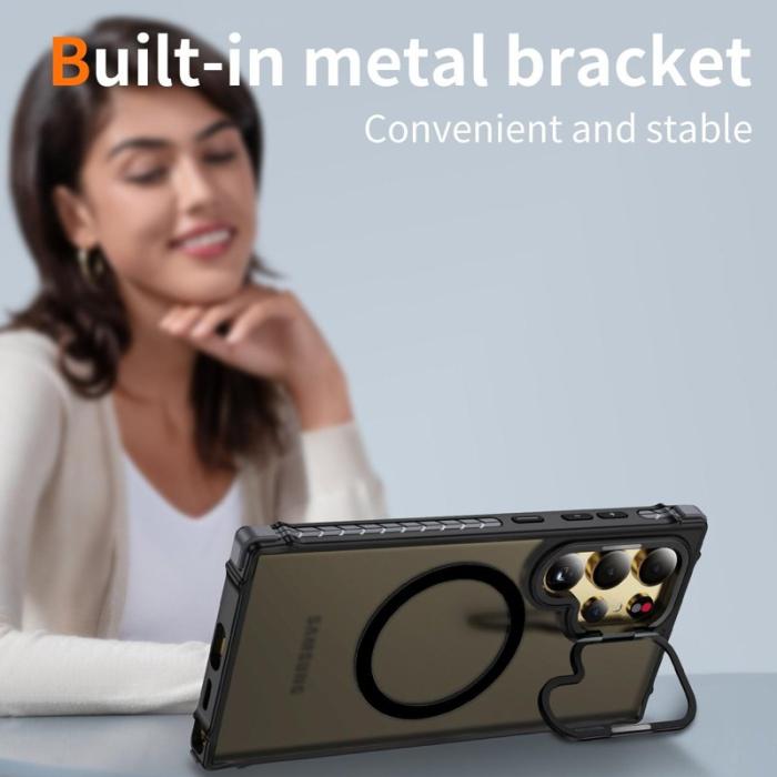 OEM - Mobilskal för Samsung Galaxy S26 Ultra Kickstand Magnetiskt - Svart