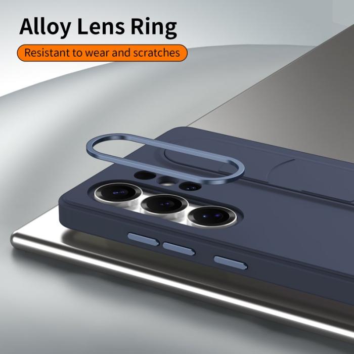 OEM - Mobilskal för Samsung Galaxy S26 Ultra Kickstand PC + Silikon - Safir