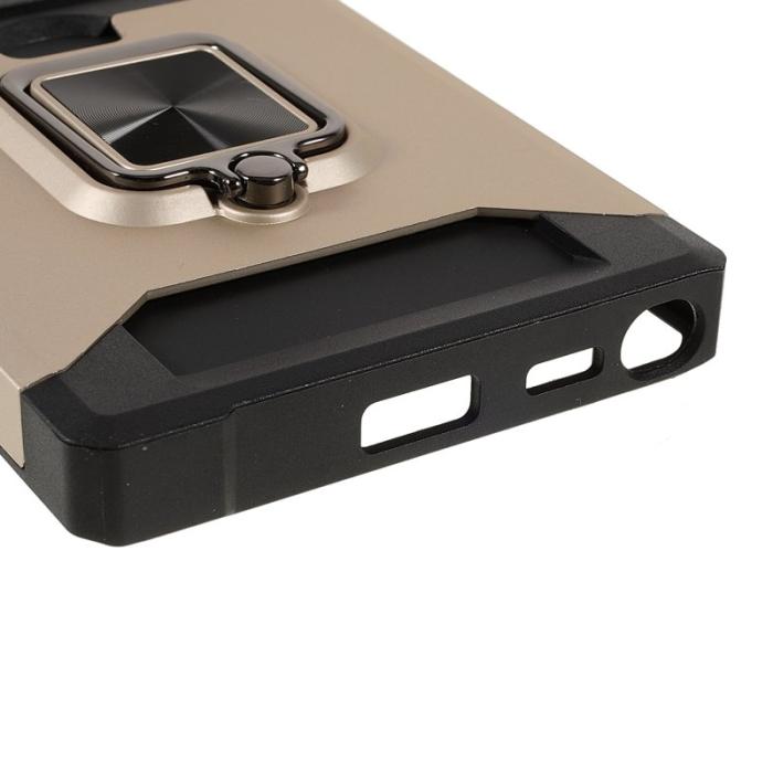 OEM - Mobilskal för Samsung Galaxy S26 Ultra Kickstand PC + TPU - Guld