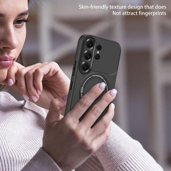 OEM - Mobilskal för Samsung Galaxy S26 Ultra Kickstand PC + TPU - Ljusbrun