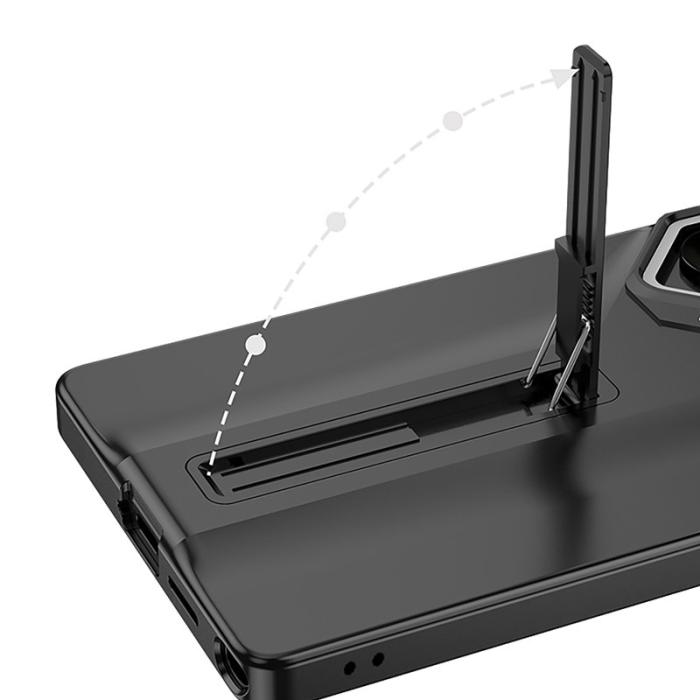 GKK - GKK Mobilskal för Samsung Galaxy S26 Ultra Kickstand Shockproof PC - Titan Guld