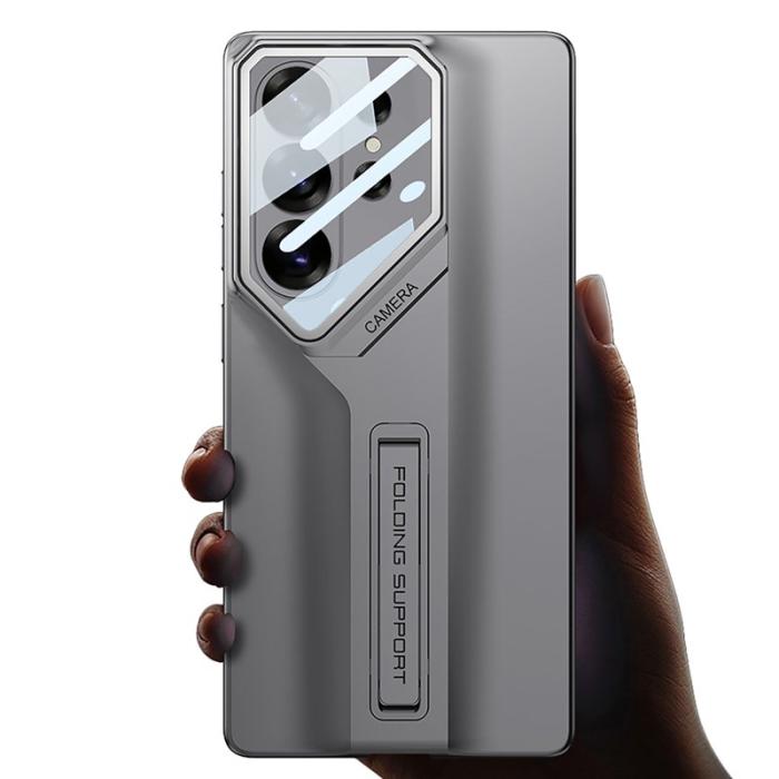 GKK - GKK Mobilskal för Samsung Galaxy S26 Ultra Kickstand Shockproof PC - Titan Svart