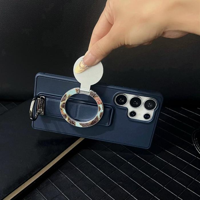 OEM - Mobilskal för Samsung Galaxy S26 Ultra Kickstand TPU + PC - Mörkblå