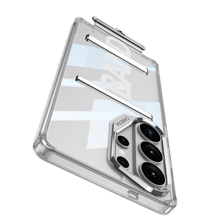 GKK - GKK Mobilskal för Samsung Galaxy S26 Ultra Kickstand TPU - Silver