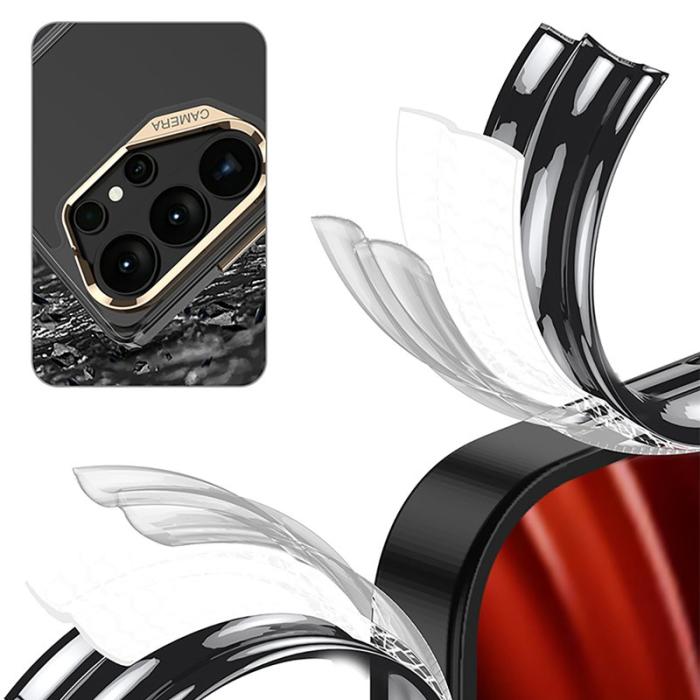 GKK - GKK Mobilskal för Samsung Galaxy S26 Ultra Kickstand TPU - Silver