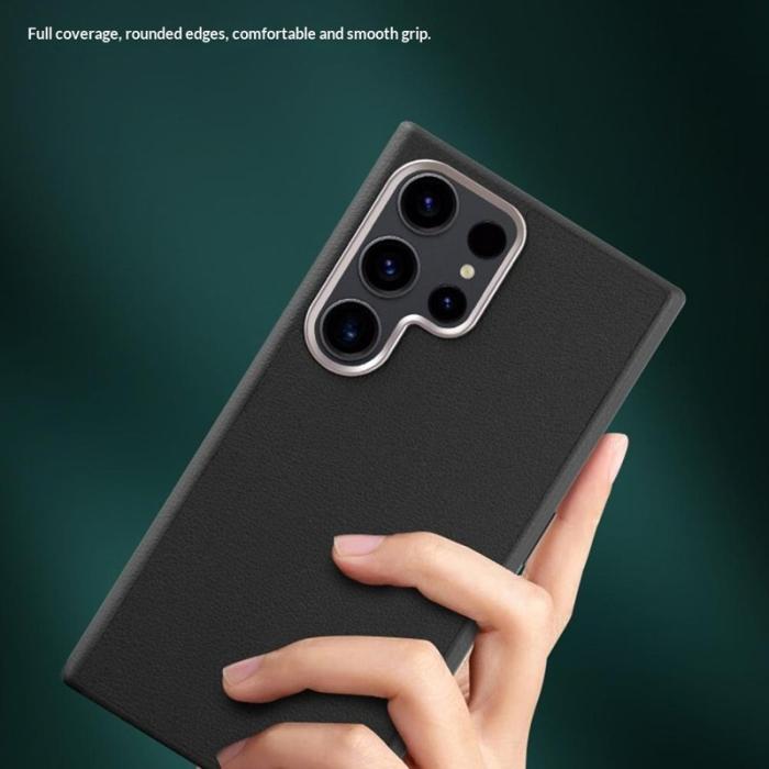 X-Level - X-Level Mobilskal för Samsung Galaxy S26 Ultra Konstläder + PC - Svart