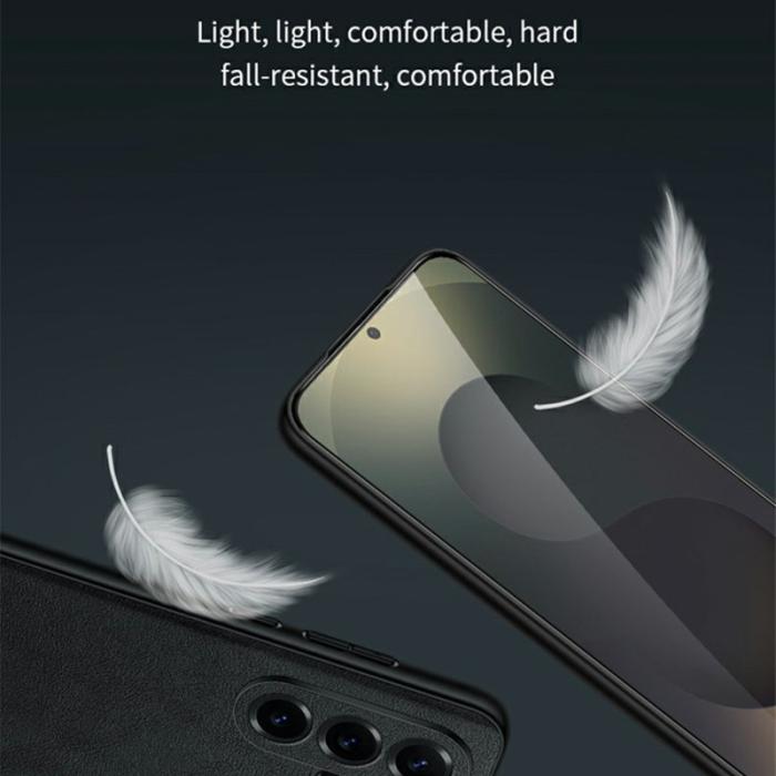 SULADA - Sulada Mobilskal för Samsung Galaxy S26 Ultra Konstläder + TPU - Brun