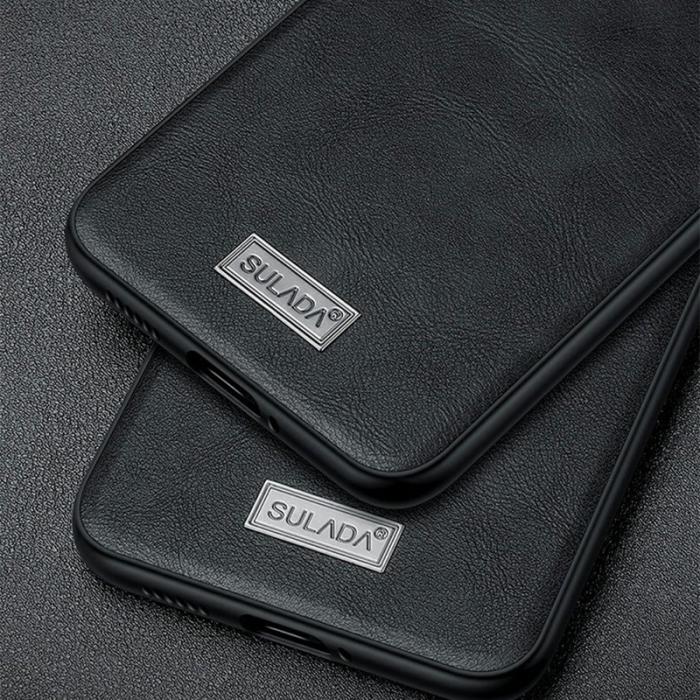 SULADA - Sulada Mobilskal för Samsung Galaxy S26 Ultra Konstläder + TPU - Brun