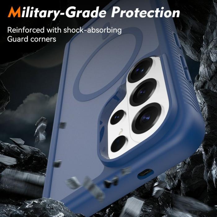 OEM - Mobilskal för Samsung Galaxy S26 Ultra Magnetiskt 2 i 1 PC + TPU - Blå