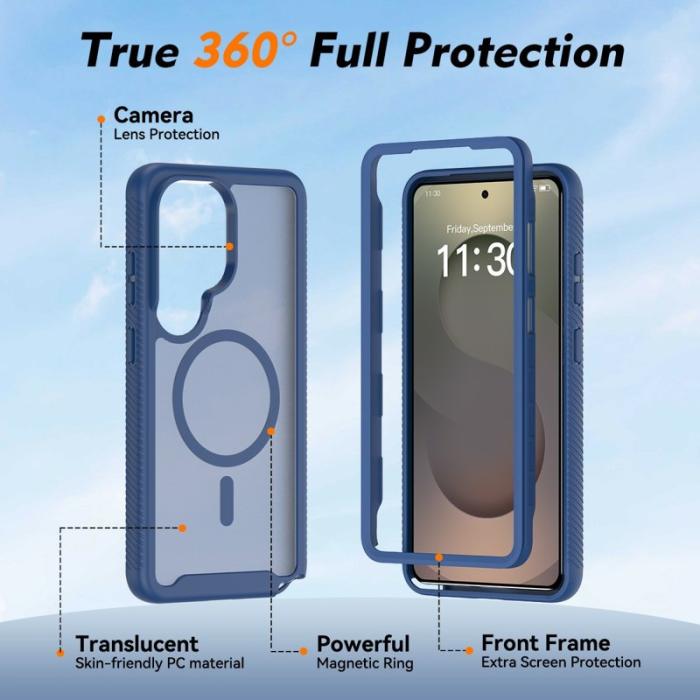 OEM - Mobilskal för Samsung Galaxy S26 Ultra Magnetiskt 2 i 1 PC + TPU - Blå