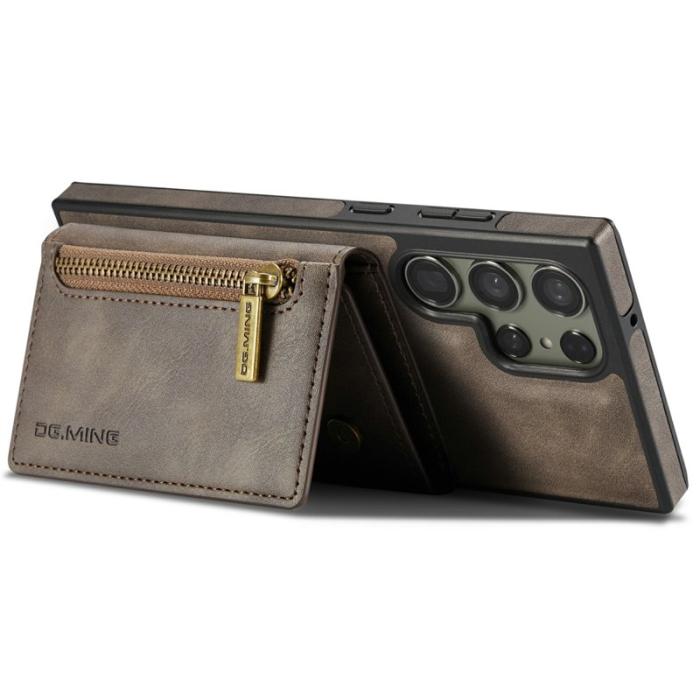 DG.MING - DG.Ming Mobilskal för Samsung Galaxy S26 Ultra Magnetiskt Konstläder - Kaffe