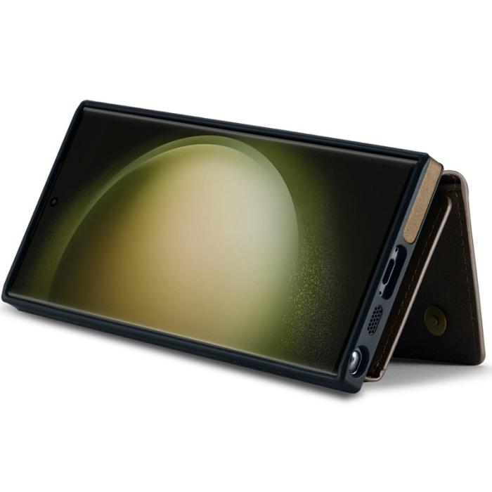 DG.MING - DG.Ming Mobilskal för Samsung Galaxy S26 Ultra Magnetiskt Konstläder - Kaffe