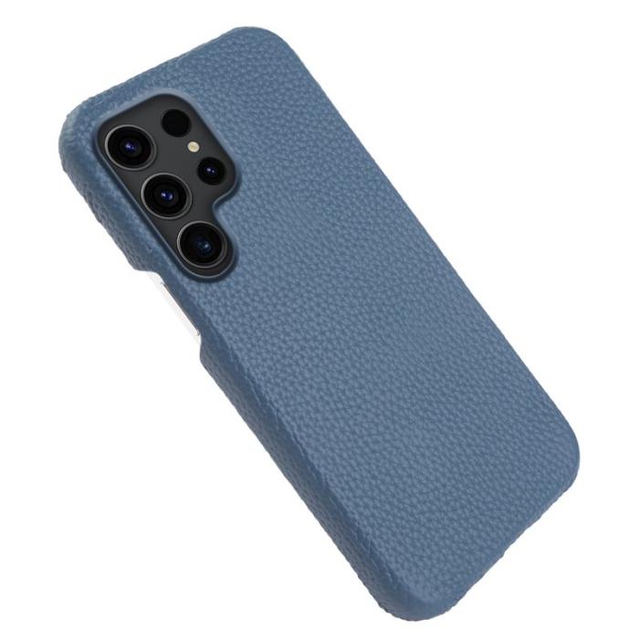 OEM - Mobilskal för Samsung Galaxy S26 Ultra Magnetiskt Äkta läder + PC - Blå