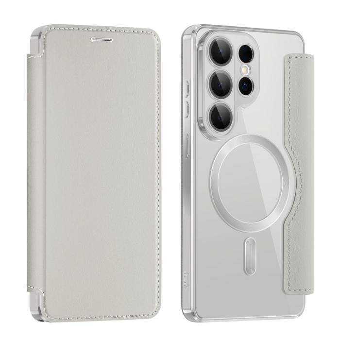 OEM - Mobilskal för Samsung Galaxy S26 Ultra Magnetiskt Konstläder - Titangrå