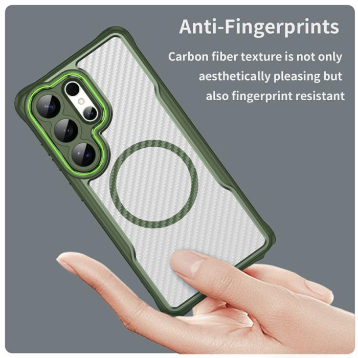 OEM - Mobilskal för Samsung Galaxy S26 Ultra Magnetiskt Hybrid - Grön