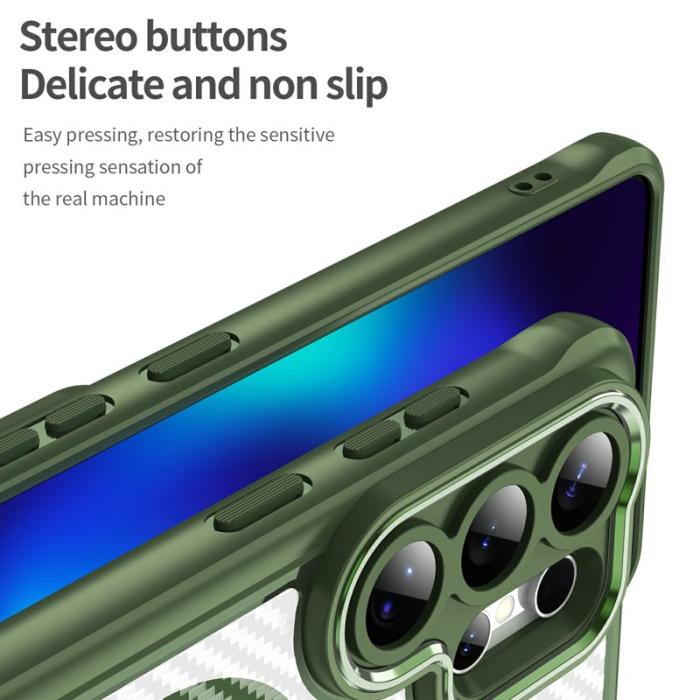 OEM - Mobilskal för Samsung Galaxy S26 Ultra Magnetiskt Hybrid - Grön