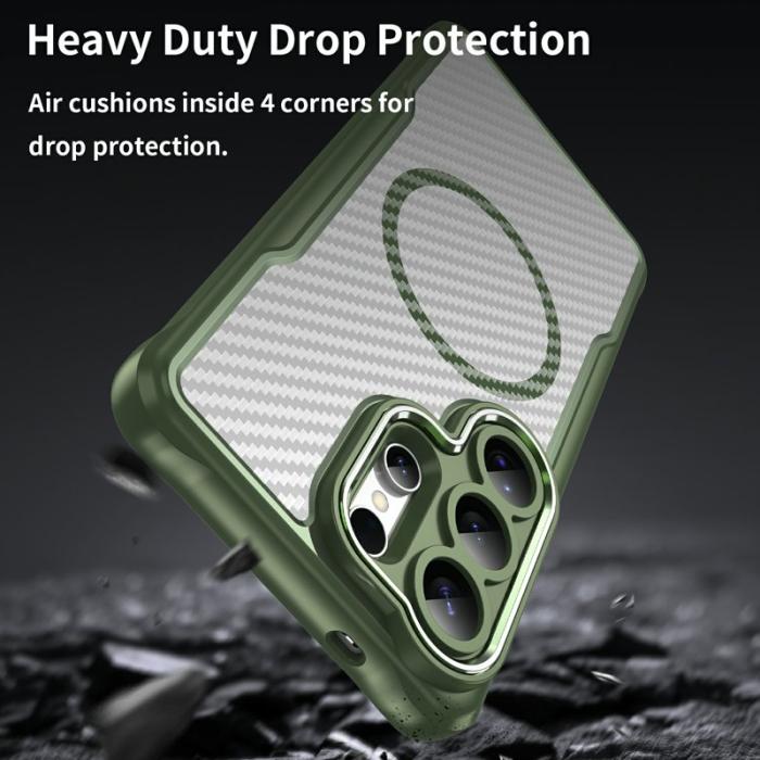 OEM - Mobilskal för Samsung Galaxy S26 Ultra Magnetiskt Hybrid - Grön