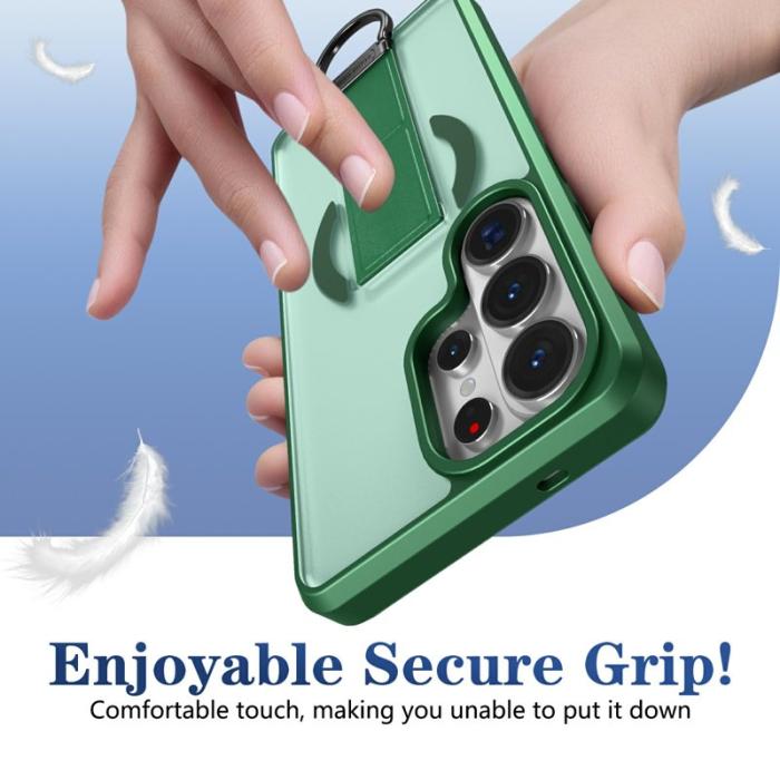 OEM - Mobilskal för Samsung Galaxy S26 Ultra Magnetiskt + Kickstand - Grön