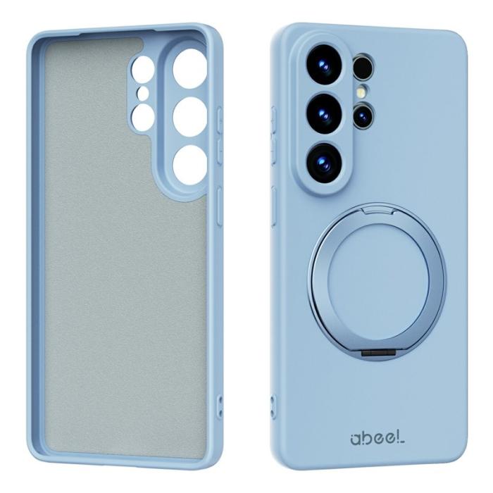 ABEEL - ABEEL Mobilskal för Samsung Galaxy S26 Ultra Magnetiskt Kickstand - Ljusblå
