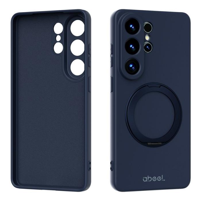 ABEEL - ABEEL Mobilskal för Samsung Galaxy S26 Ultra Magnetiskt Kickstand - Mörkblå