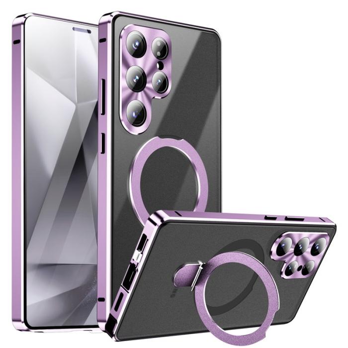 OEM - Mobilskal för Samsung Galaxy S26 Ultra Magnetiskt Kickstand PC - Lila