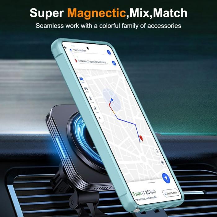 OEM - Mobilskal för Samsung Galaxy S26 Ultra Magnetiskt Kickstand TPU + PC - Ljusblå