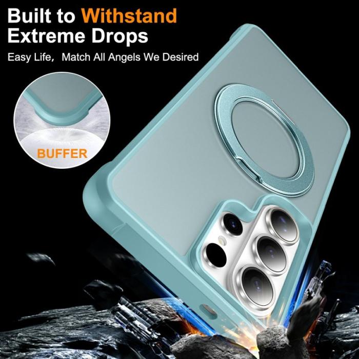 OEM - Mobilskal för Samsung Galaxy S26 Ultra Magnetiskt Kickstand TPU + PC - Ljusblå