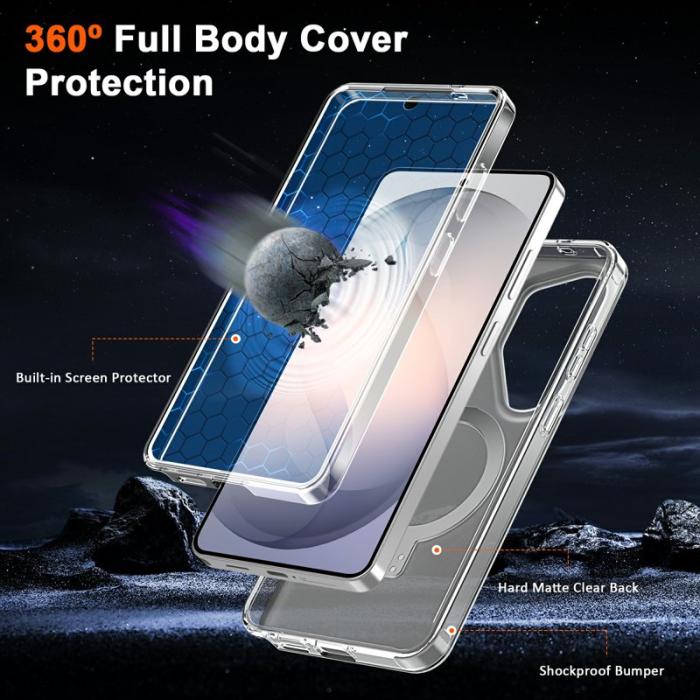 OEM - Mobilskal för Samsung Galaxy S26 Ultra Magnetiskt Kickstand - Matt Transparent