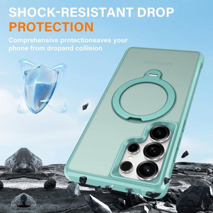 OEM - Mobilskal för Samsung Galaxy S26 Ultra Magnetiskt Kickstand TPU - Sjöblå