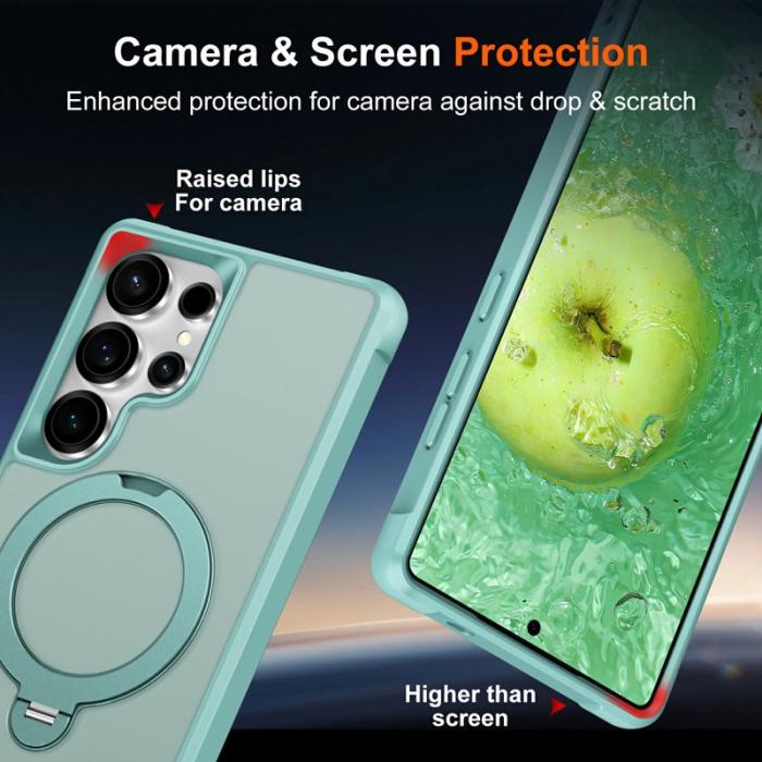 OEM - Mobilskal för Samsung Galaxy S26 Ultra Magnetiskt Kickstand TPU - Sjöblå