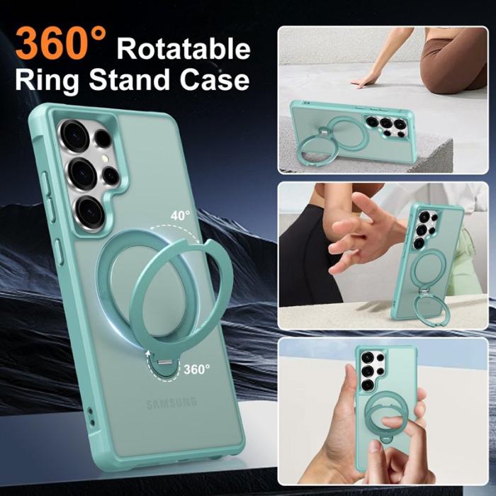 OEM - Mobilskal för Samsung Galaxy S26 Ultra Magnetiskt Kickstand TPU - Sjöblå