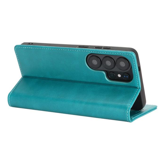 OEM - Mobilskal för Samsung Galaxy S26 Ultra Magnetiskt Konstläder - Ljusblå