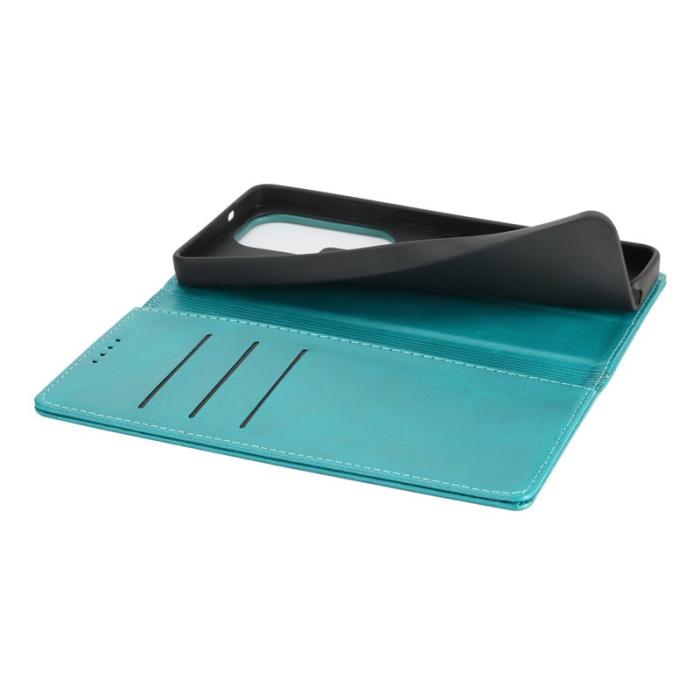 OEM - Mobilskal för Samsung Galaxy S26 Ultra Magnetiskt Konstläder - Ljusblå