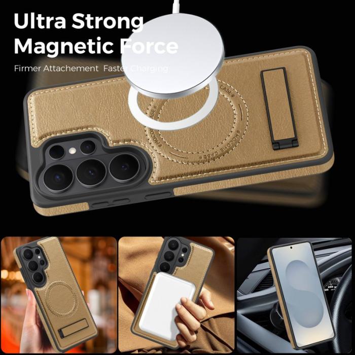 OEM - Mobilskal för Samsung Galaxy S26 Ultra Magnetiskt med Kickstand - Guld