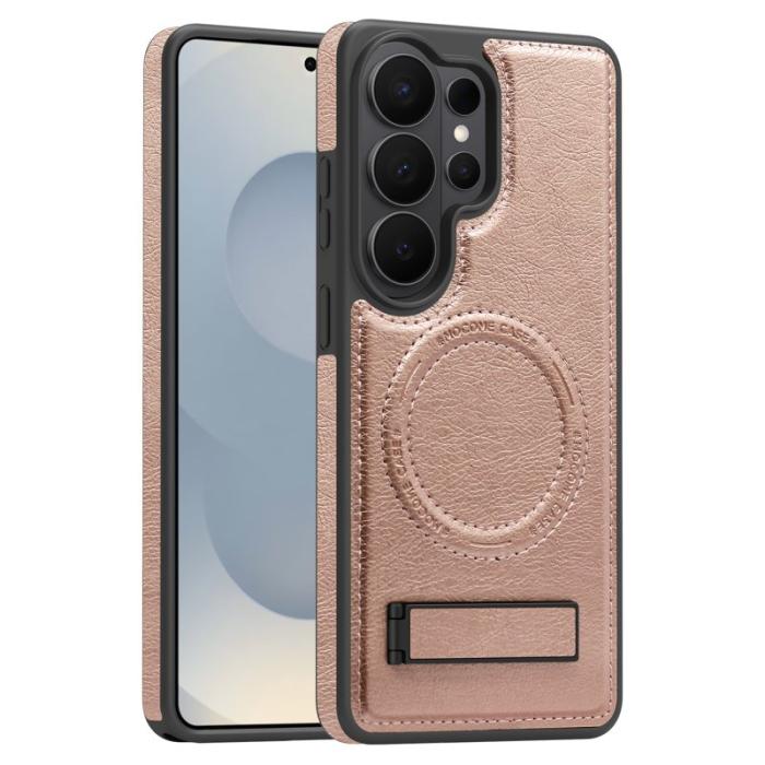 OEM - Mobilskal för Samsung Galaxy S26 Ultra Magnetiskt med Kickstand - Roséguld