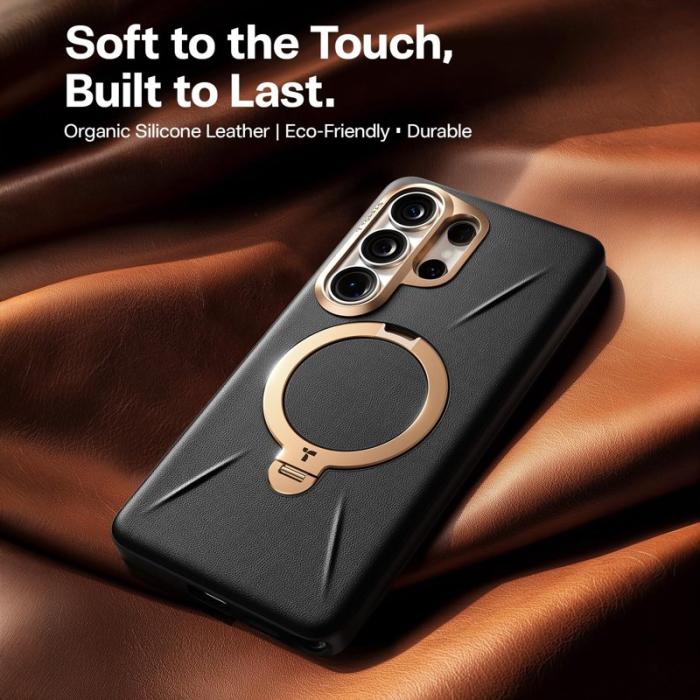 Torras - Torras Mobilskal för Samsung Galaxy S26 Ultra Magnetiskt med Kickstand - Svart