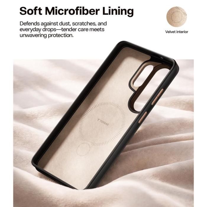 Torras - Torras Mobilskal för Samsung Galaxy S26 Ultra Magnetiskt med Kickstand - Svart