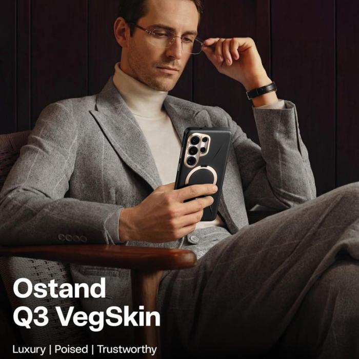 Torras - Torras Mobilskal för Samsung Galaxy S26 Ultra Magnetiskt med Kickstand - Svart